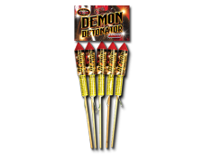 Demon Detonator Rockets 5pce PVC Bag
